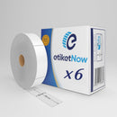 6 Rolls of Zebra 3007207 Compatible Labels, 25 mm x 76 mm, 930 Labels, 25 mm Core, Permanent, White-Etiketnow