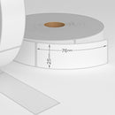 Zebra 3007207 compatible labels, 25 mm x 76 mm, 930 labels, 25 mm core, permanent - White-Etiket Now