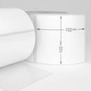 Zebra 800264-405 compatible labels, 102 mm x 102 mm, 700 labels, 25 mm core, permanent - White-Etiket Now