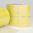 Zebra 800264-605 compatible labels, 102 mm x 152 mm, 280 labels, 25 mm core, permanent - Yellow-Etiket Now