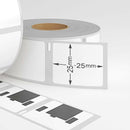 Dymo S0929120 Compatible Labels, 25 mm x 25 mm, 750 Labels, permanent - White-Etiket Now