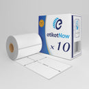 10 Rolls - Dymo S0904980 (4XL) Compatible Labels, 104 mm x 159 mm, 220 Labels, Permanent, White-Etiketnow