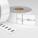 Dymo 11352 / S0722520 Compatible Labels, 25 mm x 54 mm, 500 Labels, permanent - White-Etiket Now