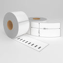 Dymo 11356 / S0722560 compatible labels, 41 mm x 89 mm, 300 labels, permanent - White-Etiket Now