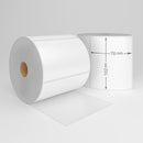 Zebra 800264-305 compatible labels, 102 mm x 76 mm, 930 labels, 25 mm core, permanent - White-Etiket Now