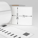 Dymo 99015 / S0722440 Compatible labels, 54 mm x 70 mm, 320 labels, permanent - White-Etiket Now